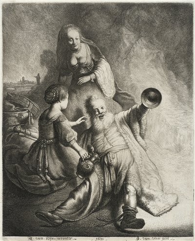 Loth et ses filles, 1631 - Jan Georg van Vliet