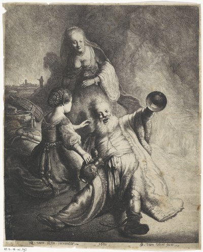 Loth et ses filles - Jan Gillisz. van Vliet
