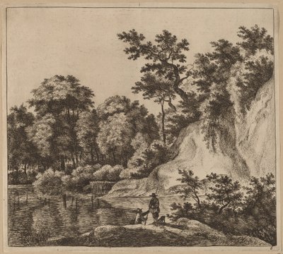 Paysage avec Rivière et Roche - Jan Hackaert