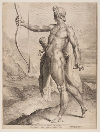 Apollon terrassant le python - Jan Harmensz. Muller