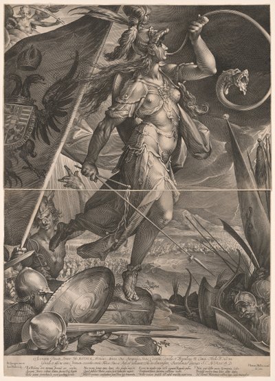 Bellona à la tête des armées impériales - Jan Harmensz. Muller