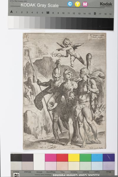 Minerve, menée par Hercule et Mars - Jan Harmensz Muller