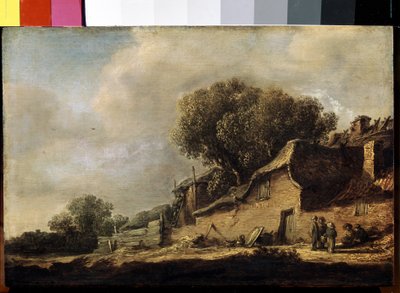 Paysage à la chaumière et au chêne - Jan Josephsz van Goyen