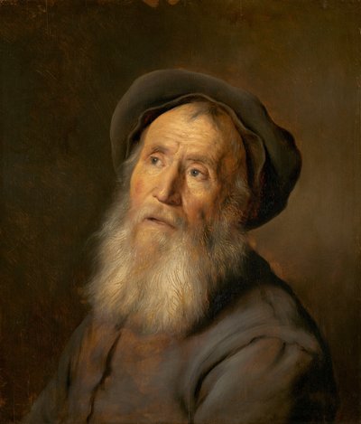 Homme barbu avec un béret, vers 1630 - Jan Lievens
