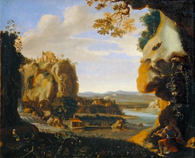 Orphee jouant du violon à l