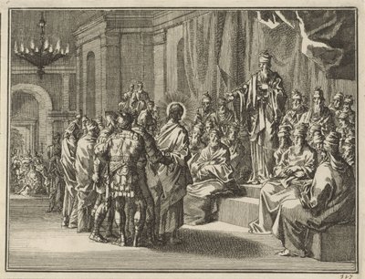 Le Christ devant le grand prêtre Anne - Jan Luyken