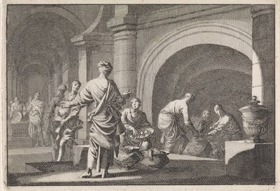 Hyrcan pille les trésors du tombeau de David - Jan Luyken