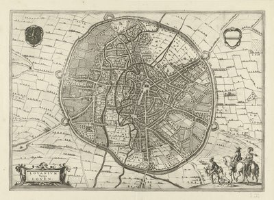 Plan de Louvain, 1581 - Jan Luyken