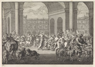 Expulsion des changeurs du Temple - Jan Luyken
