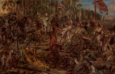 Kościuszko à Racławice, esquisse - Jan Matejko