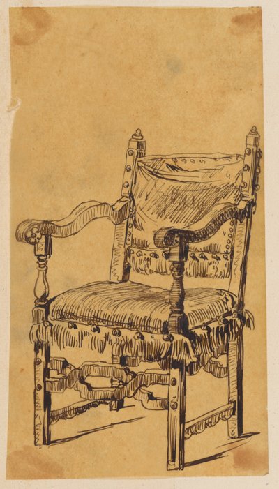 Skarbczyk. Sessel im Stil von Ludwig XIX. - Jan Matejko