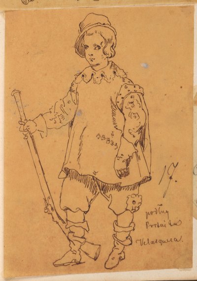 Skarbczyk. Jüngling mit Gewehr. - Jan Matejko