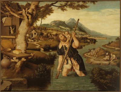 Paysage avec Saint Christophe - Jan Mostaert
