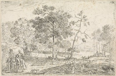 Paysage avec cavaliers - Jan Palthe