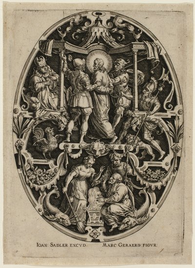 Arrestation du Christ, extrait de La Passion du Christ - Jan Sadeler I