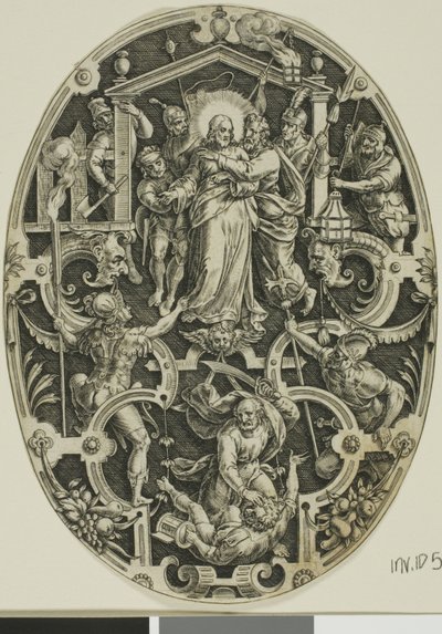 Trahison du Christ, extrait de La Passion du Christ - Jan Sadeler I