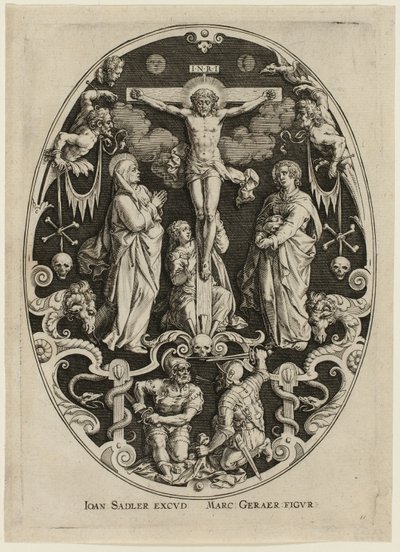 Crucifixion, extrait de La Passion du Christ - Jan Sadeler I