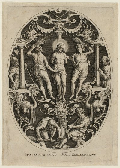 Flagellation, extrait de La Passion du Christ - Jan Sadeler I