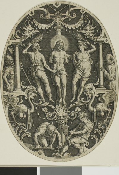 Flagellation, extrait de La Passion du Christ - Jan Sadeler I
