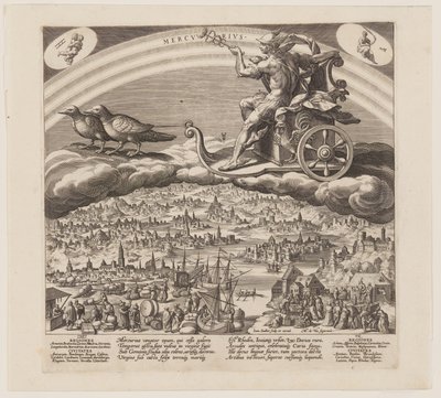 Mercurius, extrait des Sept Planètes - Jan Sadeler I