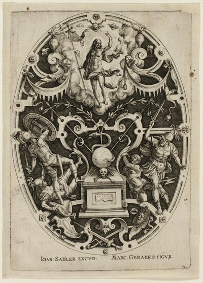 Résurrection, extrait de la Passion du Christ - Jan Sadeler I