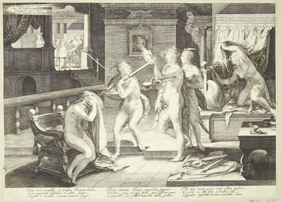 Les vierges sages et folles reçoivent leurs lampes - Jan Saenredam