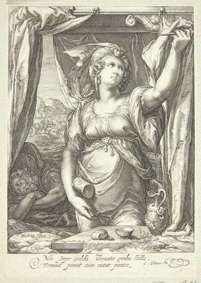 Jael et Sisera - Jan Saenredam