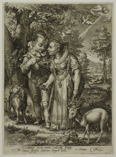 Printemps, des Quatre Saisons - Jan Saenredam