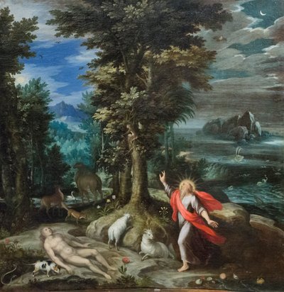 Création du monde, vers 1586-89 (huile sur toile) - Jan Soens