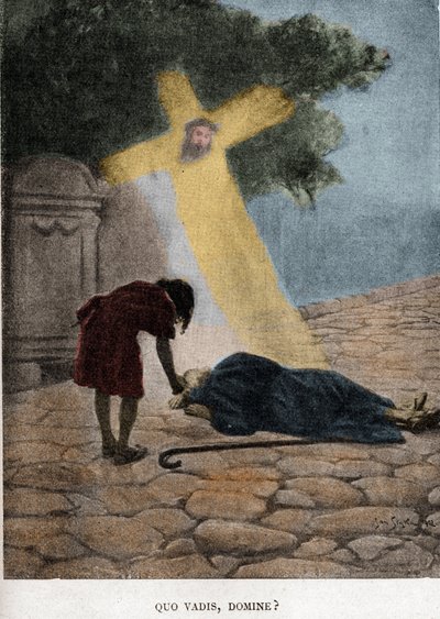 Quo vadis domine ? (Chapitre XXIII) illustration par JAN STYKA pour le roman « Quo Vadis » de Henryk Sienkiewicz - Jan Styka