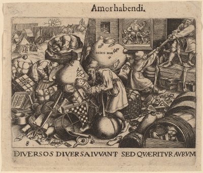 Chacun - Jan Theodor de Bry after Pieter Bruegel the Elder