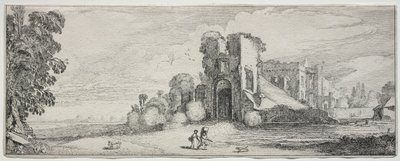 Paysages et ruines : Château de Brederode - Jan Van de Velde
