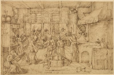 Une scène dans une forge - Jan Verbeeck