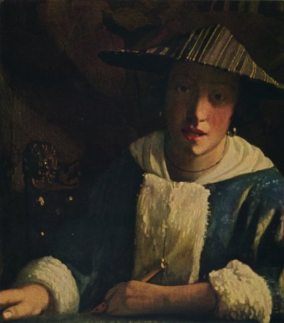 Jeune fille avec une flûte, vers 1665-1675 - Jan Vermeer van Delft