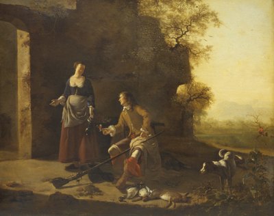 Repos des chasseurs - Jan Vermeer van Haarlem
