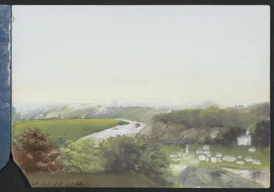 Paysage montagneux avec une rivière - Jan Veth