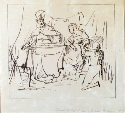 Jan Victors, "Haman avec Esther et Ahasverus". - Jan Victors
