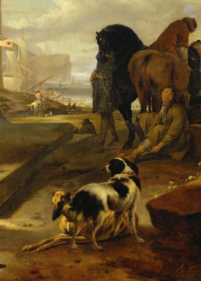 Le fils prodigue en mauvaise compagnie - Jan Weenix