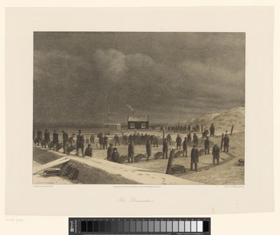 Zandafgraving in de duinen bij Den Haag De Duinwerkers - Jan Weissenbruch