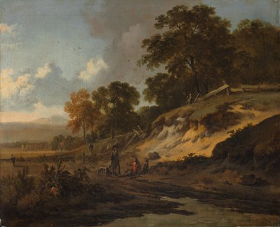 Paysage avec chasseurs - Jan Wijnants