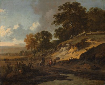 Paysage avec chasseurs, vers 1660-80 - Jan Wijnants