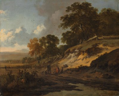 Paysage avec chasseurs, vers 1660-1680 - Jan Wijnants