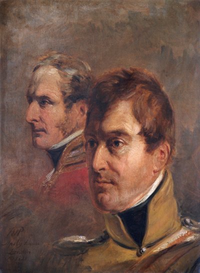 Major-général Sir Frederick Cavendish Ponsonby et major-général Sir Colin Campbell - Jan Willem Pieneman