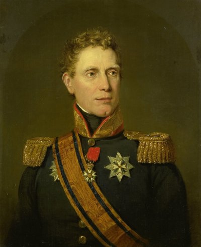 Portrait de Jonkheer Jan Willem Janssens, Gouverneur de la Colonie du Cap et Gouverneur Général des Indes orientales néerlandaises - Jan Willem Pieneman
