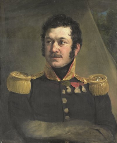 Portrait du lieutenant-général Frederik Knotzer - Jan Willem Pieneman