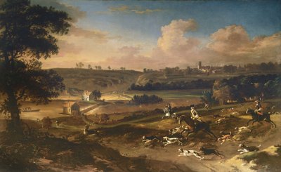 Chasse au cerf à Sprotborough - Jan Wyck