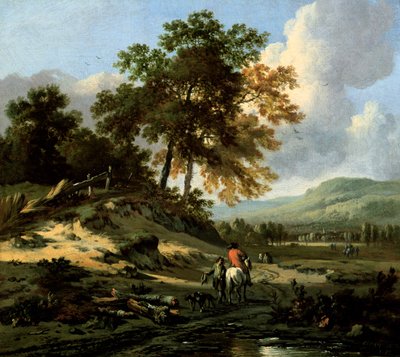 Paysage avec figures, 1679 - Jan Wiynants