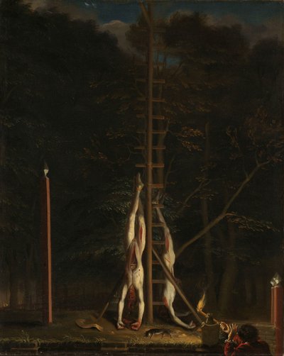Les Corps des frères De Witt - Jan de Baen (attributed to)