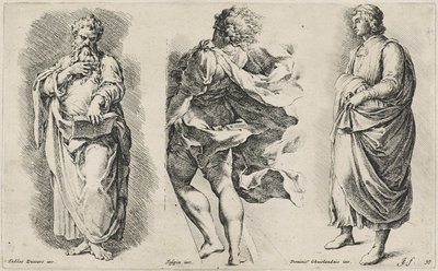 Trois figures sans titre d