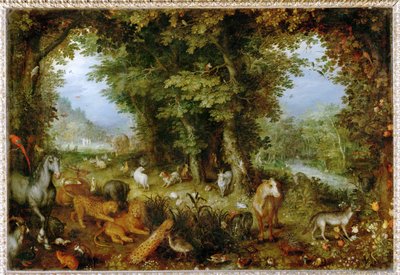 Le Paradis terrestre - Paradise on Earth ... - Jan the Elder Brueghel